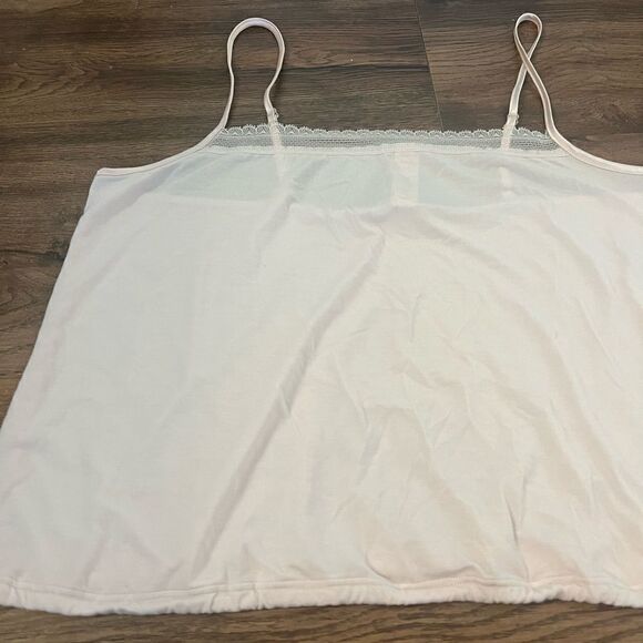 Victoria's Secret pink pajama top with adjustable string - Picture 2 of 10